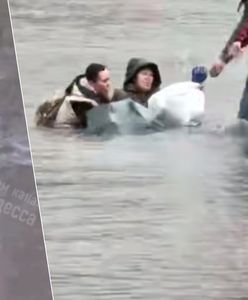 Woda porywała ludzi. Dramatyczne nagrania z Odessy