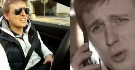 Kukulski rapuje w ferrari... (WIDEO)