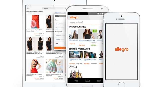 Allegro wystawianiem za grosz promuje mobilną aplikację sprzedażową