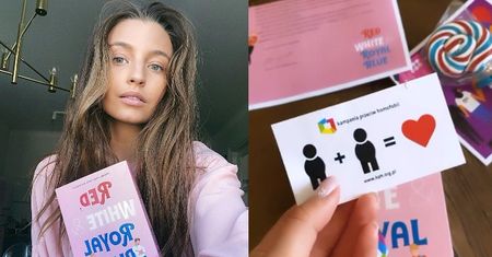 Zaangażowana Julia Wieniawa promuje książkę o miłości LGBT: "Może ta lektura będzie dla niektórych krokiem do ZMIANY NASTAWIENIA"