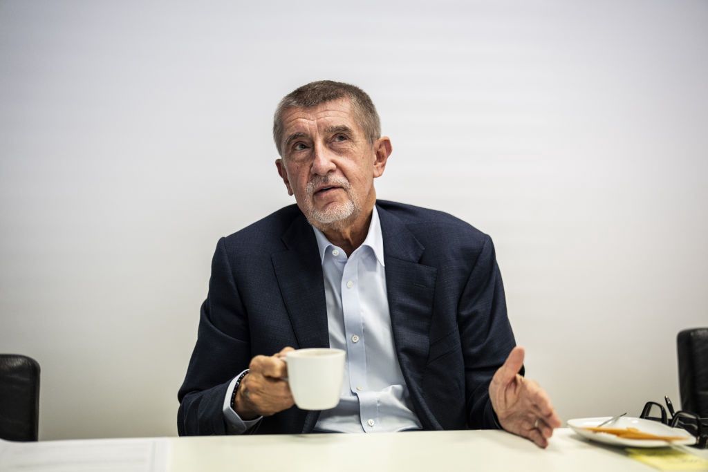 Andrej Babis, miliarder i były premier Republiki Czeskiej, w sie