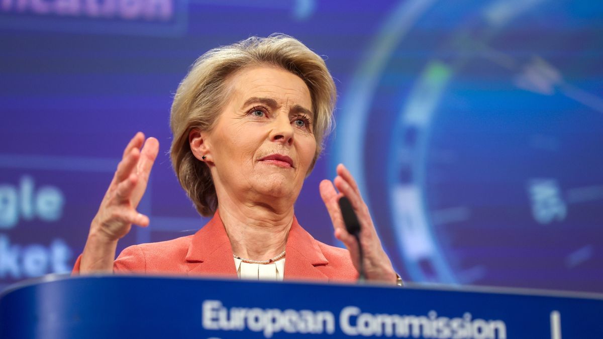 Na zdjęciu przewodnicząca Komisji Europejskiej Ursula von der Leyen