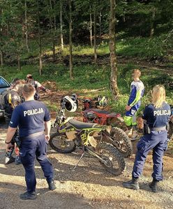 Plaga w Karkonoszach. Cross na leśnych ścieżkach