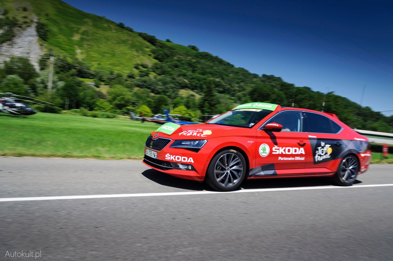 Škoda Superb dyrekcji wyścigu na Tour de France 2016