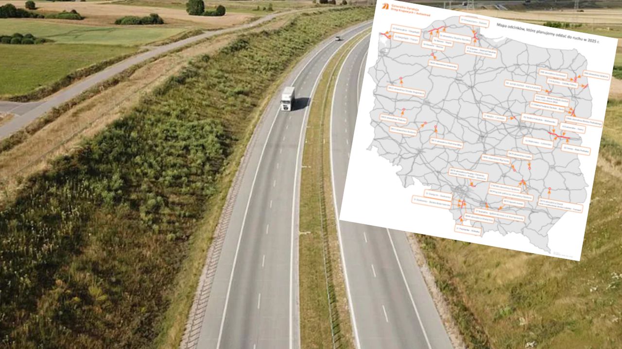 400 km nowych tras w 2025. Mamy pełną listę i mapę