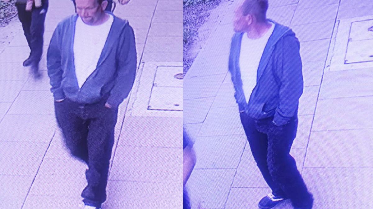 Poszukiwany przez policję mężczyzna.