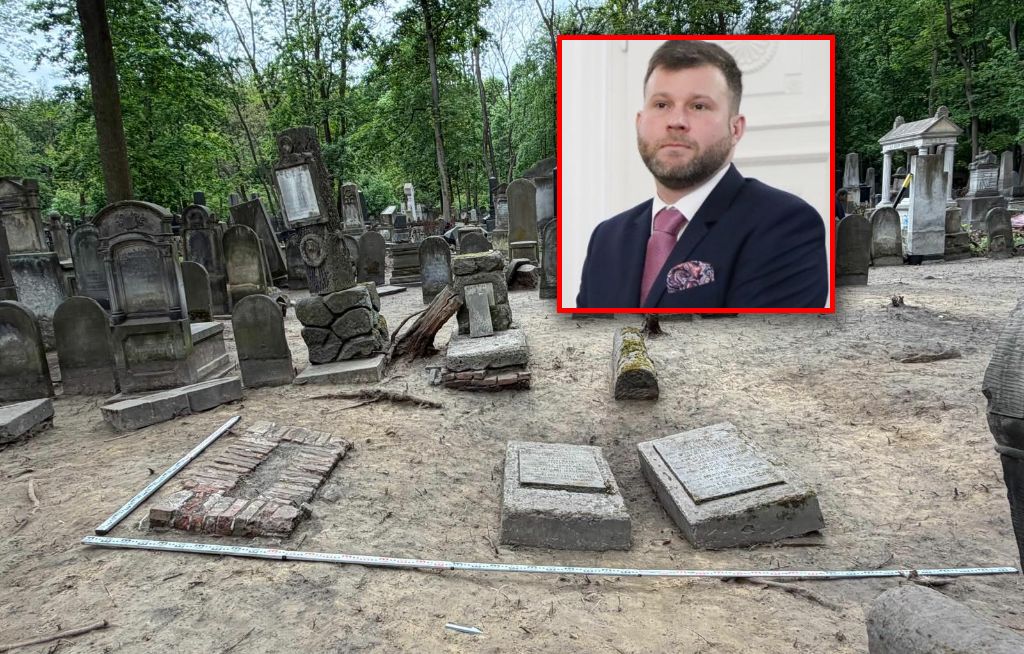Odkryto masowy grób na cmentarzu. Na początku myślano, że to "lej po bombie"