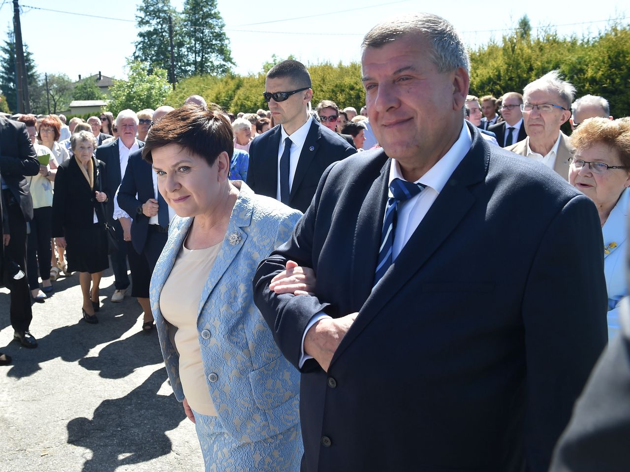 Edward Szydło i Beata Szydło od lat mieszkają w małopolskim Przecieszynie