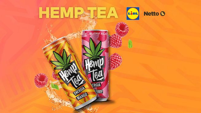Nowy konkurs napojów Hemp Tea, produkt dostępny sklepach Lidl oraz Netto