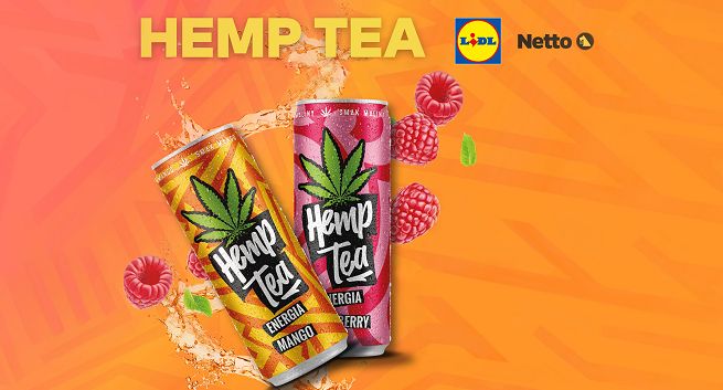 Nowy konkurs napojów Hemp Tea, produkt dostępny sklepach Lidl oraz Netto