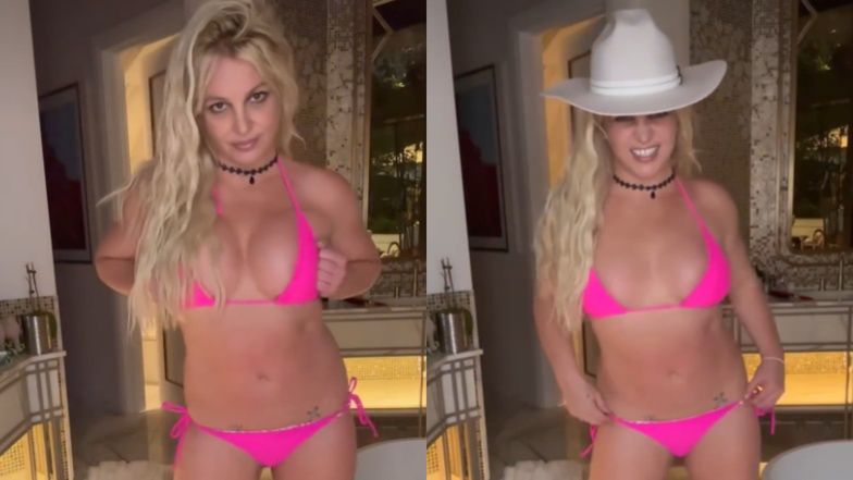 Roznegliżowana Britney Spears wygina się na nowym filmiku