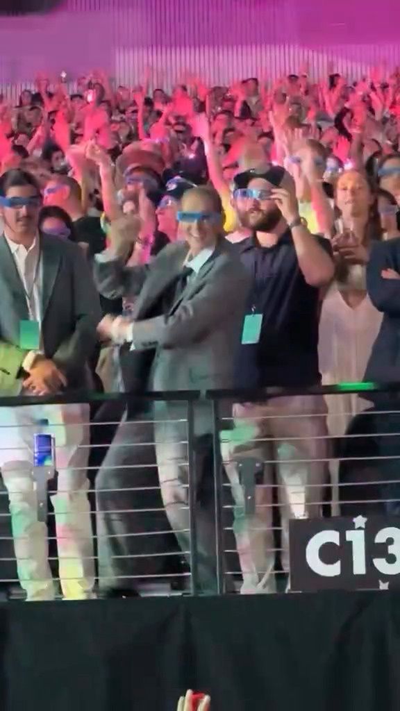 Celine Dion na koncercie zespołu Coldplay