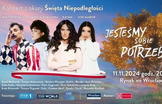 TVP w Święto Niepodległości pokaże koncert z Wrocławia