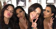 Kim Kardashian pokazała "selfie" z trzema siostrami (FOTO)