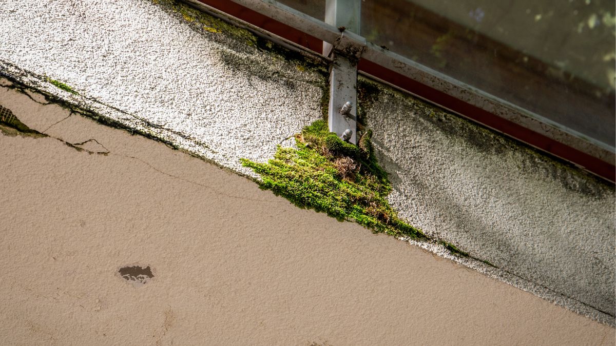 Jak usunąć zielony nalot z balkonu?