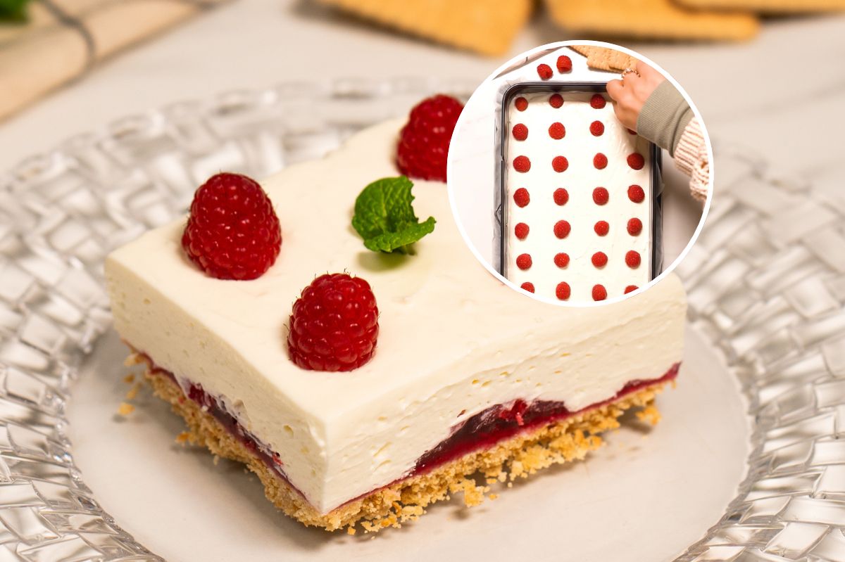 Ciasto bez pieczenia Malinowy Książę. Goście za każdym razem są nim zachwyceni