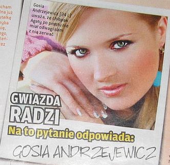 Gosia "Bez Chłopaka" Andrzejewicz doradza w "Bravo"
