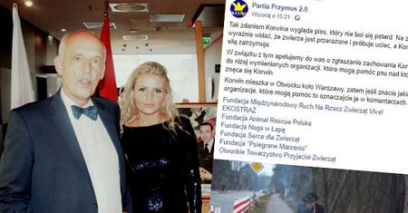 Córka Korwin-Mikkego broni go w dyskusji o "oswajaniu" psa z petardami: "JKM bardzo kocha zwierzęta"