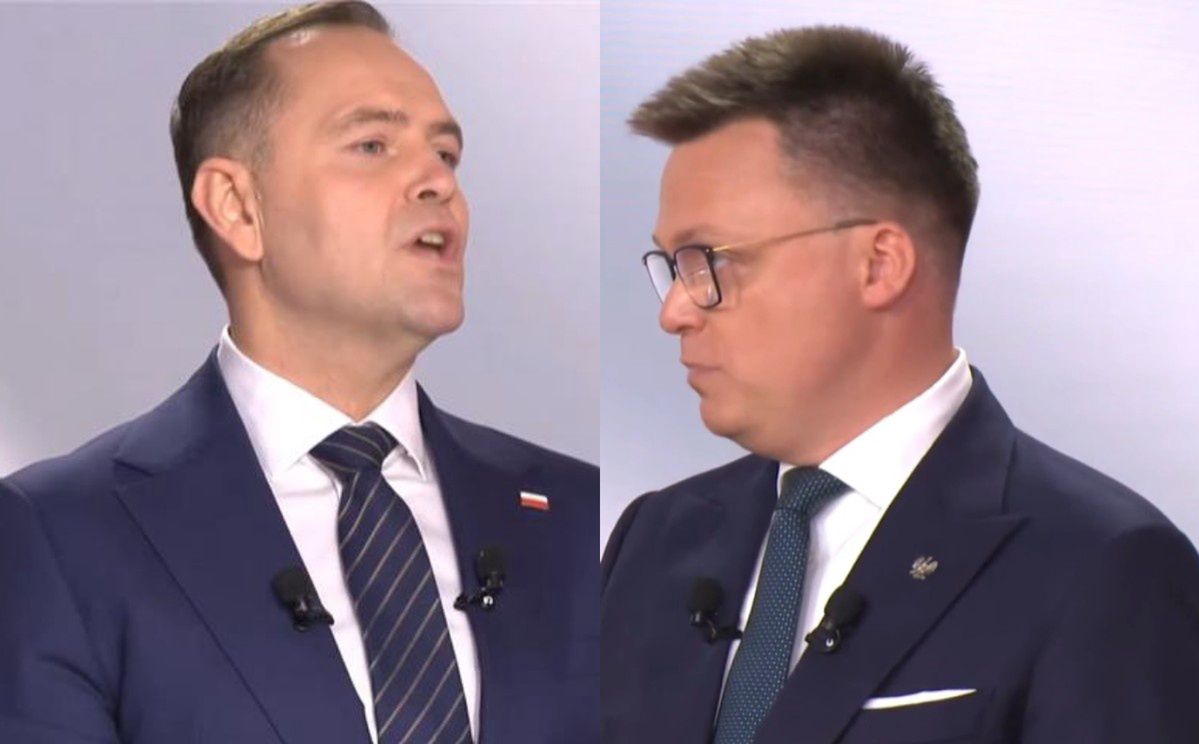 Nawrocki ucisza Hołownię. "O, nerwy puszczają"