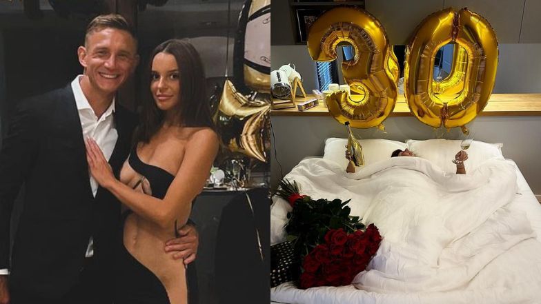 Jakub Rzeźniczak składa życzenia żonie z okazji urodzin