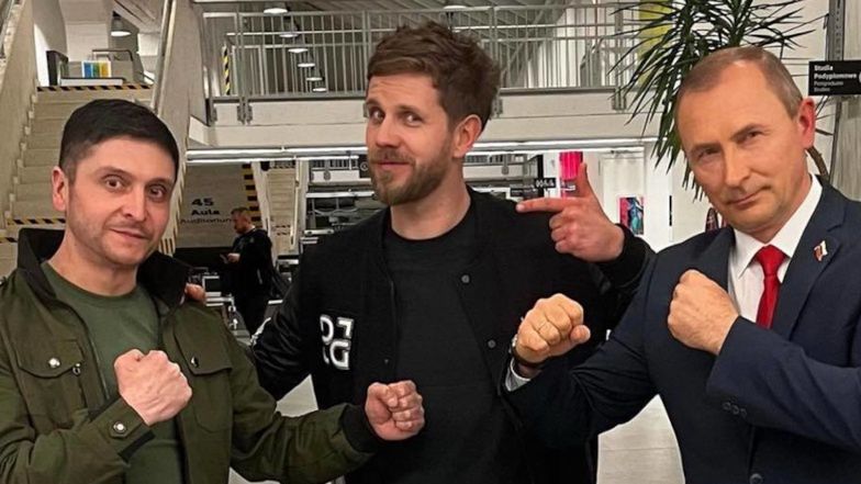 Antek Królikowski organizuje walkę sobowtórów Wołodymyra Zełenskiego i Władimira Putina