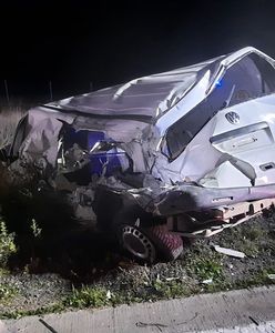 Poważny wypadek na A4. Kierowca zabrany do szpitala