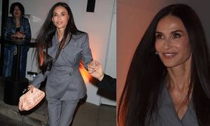 Wygładzona Demi Moore zachwyca młodzieńczą aparycją w Los Angeles. Dalibyście jej 63 lata? (FOTO)