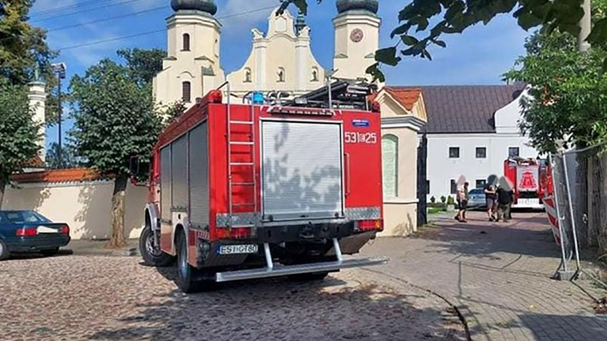 W klasztorze interweniowała straż pożarna