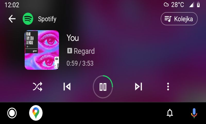 Spotify w Androidzie Auto