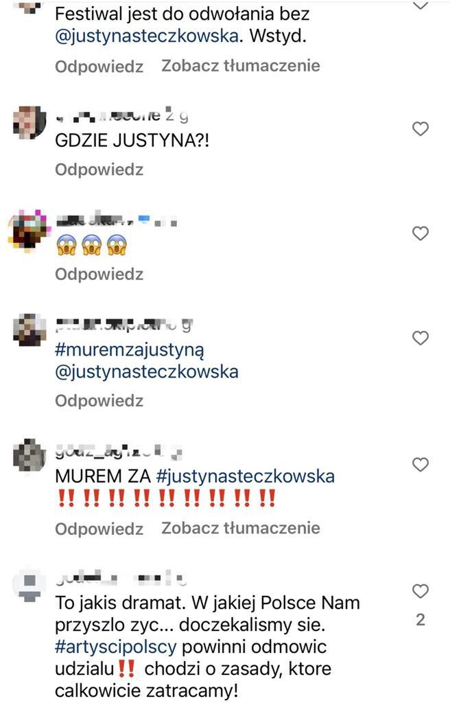 Fani Justyny Steczkowskiej bojkotują Festiwal w Opolu