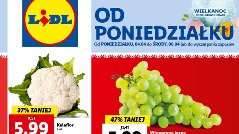 Lidl gazetka od poniedziałku 4 kwietni