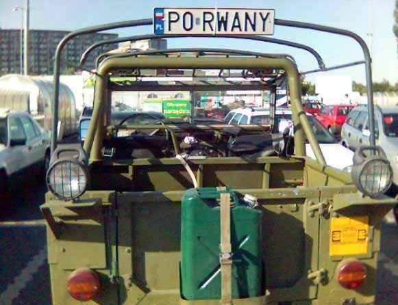 Najciekawsze tablice rejestracyjne z Polski [galeria] 23
