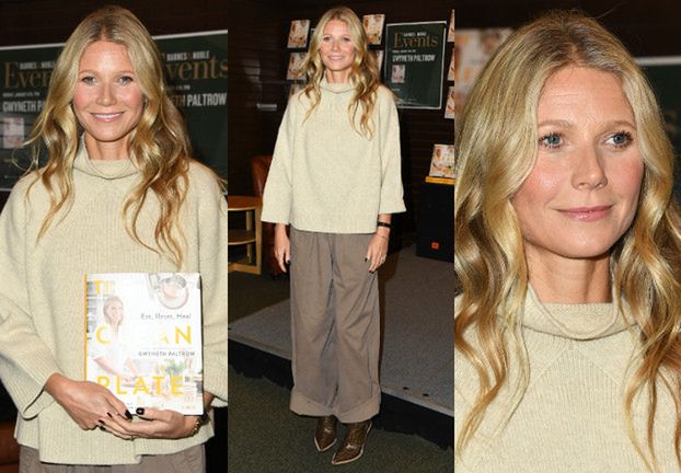 Nobliwa Gwyneth Paltrow promuje nową książkę w kowbojkach Fendi za prawie 5 tysięcy
