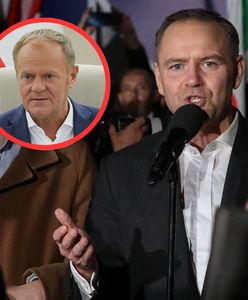 Ostro o Tusku. Nawrocki nie gryzł się w język