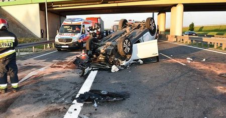 Tragiczny wypadek na obwodnicy Piask. Jechała pod prąd na S12, jedna osoba nie żyje