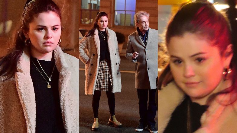 Selena Gomez na planie serialu "Only Murders in the Building"