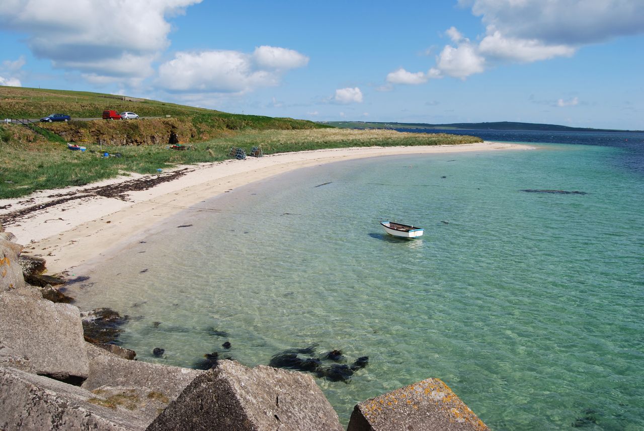 The Orkney Islands amaze with beautiful beaches.
