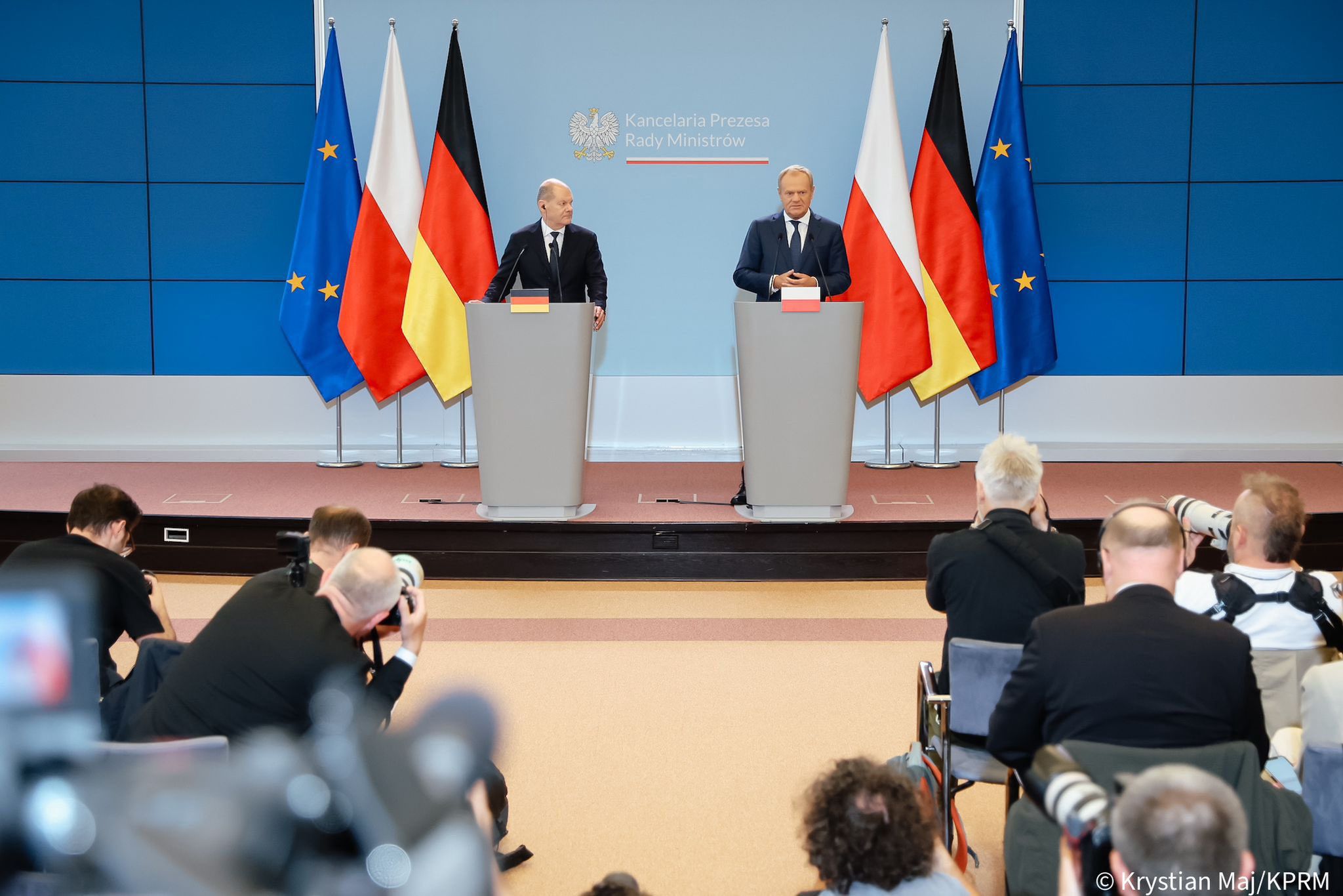 Olaf Scholz i Donald Tusk