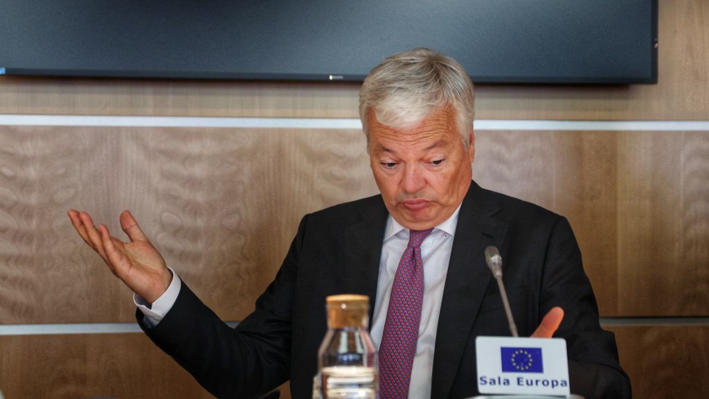 Były komisarz UE ds. sprawiedliwości Didier Reynders 