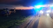 Sieciechów: Potrącenie rowerzysty na DK48. Trafił do szpitala