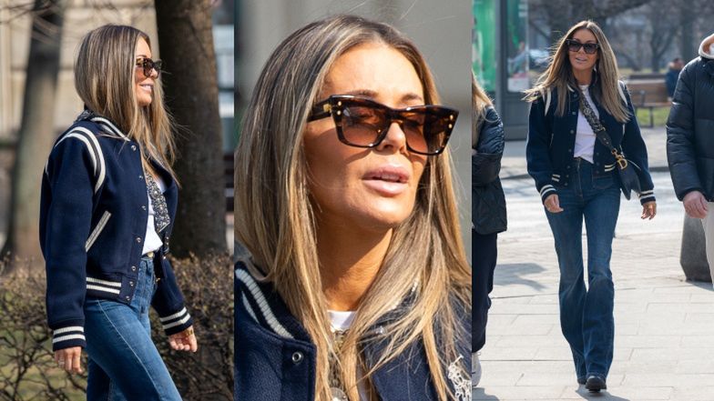 Małgorzata Rozenek ładuje akumulatory na Mokotowskiej 