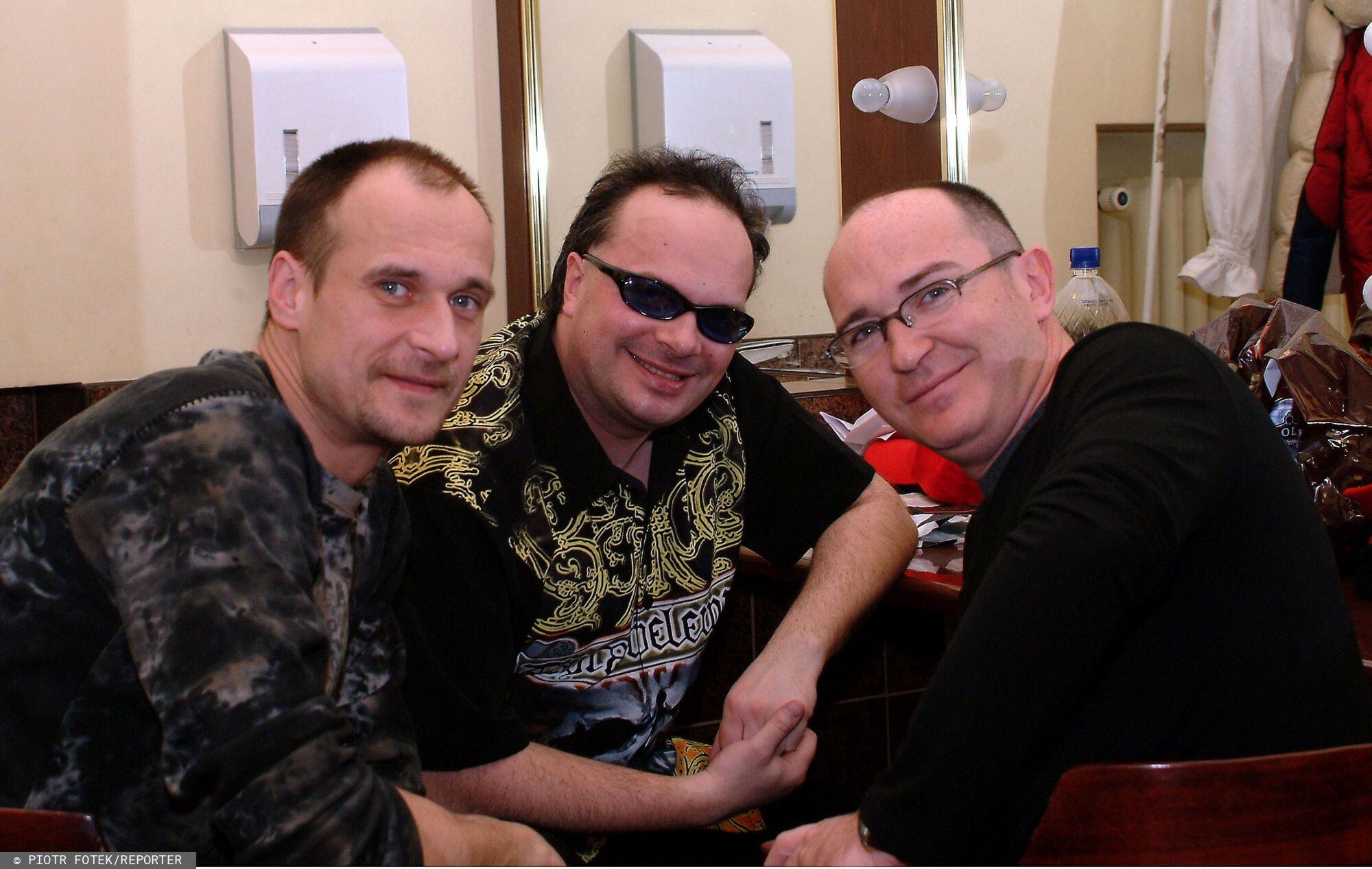 Paweł Kukiz, Krzysztof Skiba i Andrzej Krzywy w 2003 roku