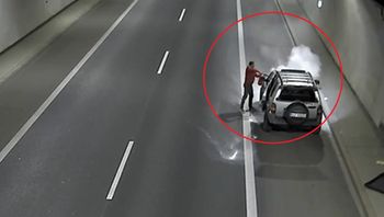 Odpalił gaśnicę w tunelu na zakopiance. "Śmiech na sali"