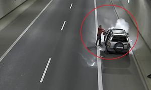Odpalił gaśnicę w tunelu na zakopiance. "Śmiech na sali"