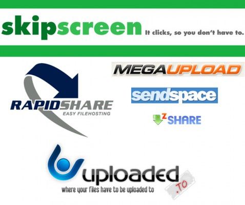 SkipScreen automatycznie ściągnie pliki z rapidshare za Ciebie!
