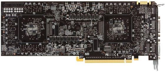 Nvidia GeForce GTX 690 karta graficzna płytka drukowana rewers zdjęcie