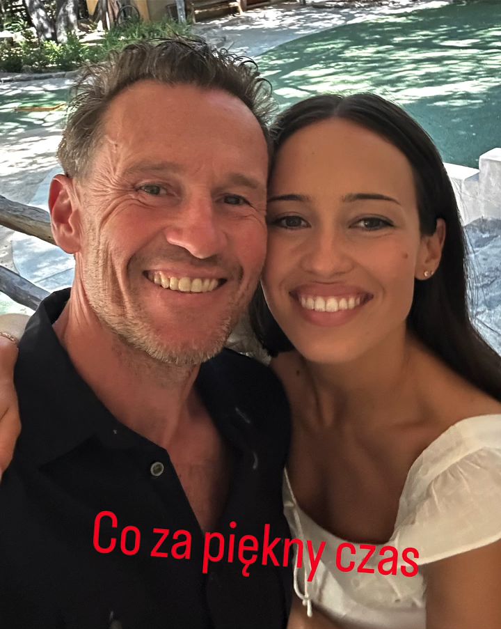Mariusz Czerkawski z córką