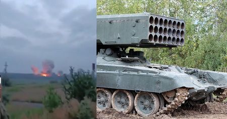 Ruski "smok" sieje strach. Ukraińcy mówią o siejącej pożogę broni