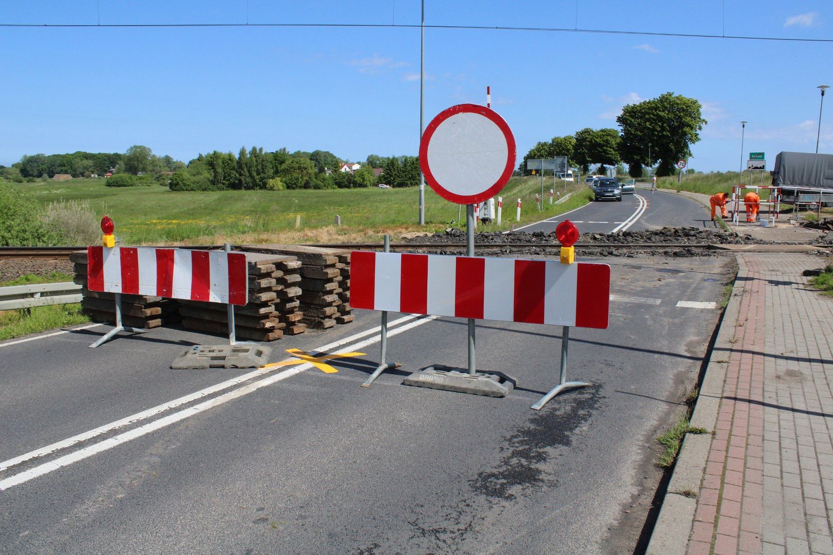 ŁĘKNO REMONT PRZEJAZDU KOLEJOWEGO