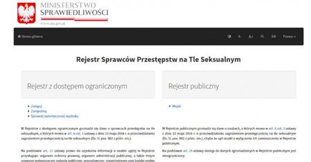 Opublikowano listę pedofilów. Także z naszego regionu